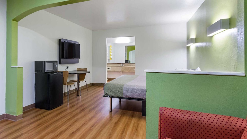 Guest room with television at Motel 6 San Marcos, TX - North
