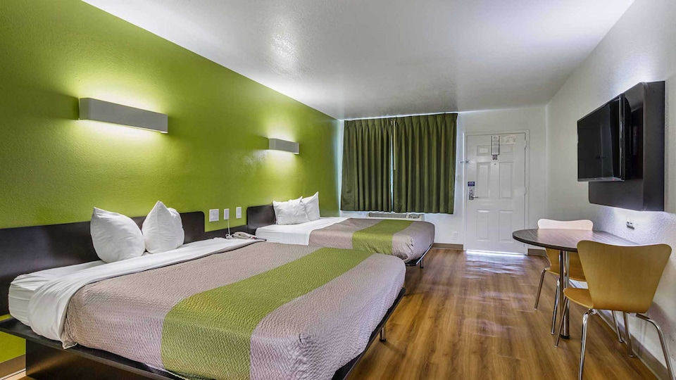 Guest room with two beds at Motel 6 San Marcos, TX - North